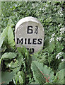 Old Milestone by the A59, Preston New Road, east of the M6