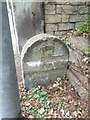 Old Boundary Marker at the foot of Washer Lane Steps