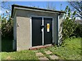 Cae Bold substation on Ffordd Cwellyn, Caernarfon