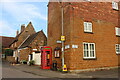 Lodge Road at the corner of Bedford Road, Little Houghton