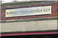 The Drill Hall: ACF Sign