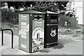 Waste bin & dog waste bin, Diglis Fields, Waverley Street, Worcester