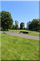 Part of the perimeter wall at Compton Park, Eastbourne, East Sussex