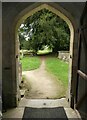 All Saints, Middle Woodford: south door