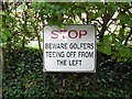 Stop Notice at Princes Risborough Golf Course