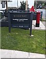 Information board outside the Ridgeway, Newport