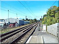 Railway west from Lichfield Trent Valley (high level) station