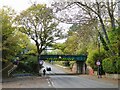 Railway bridge at Bramhall Station