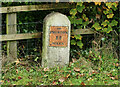 Old Milestone by the B5250, Wrightington Bar, Wrightington parish