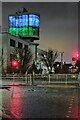 The Luma Tower at night