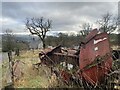 Abandoned farm machinery