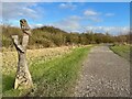 Carved tree stump at Gedling Country Park