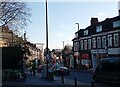 Looking south down the A1, Highgate Hill