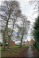 Park pathway near Penn Fields in Wolverhampton