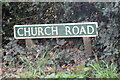 Church Road sign