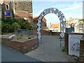 Entrance to the Alice garden, Cliff Street, Whitby