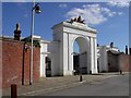 Gate to Clarence Yard