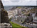 View west from Criccieth Castle