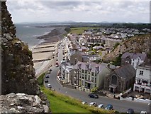 SH4937 : View west from Criccieth Castle by Alex Foster