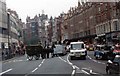 Brompton Rd, London looking north from Harrods