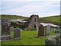 HP5604 : Remains of St Olaf's Church, Lunda Wick, Unst, Shetland by Bob Embleton