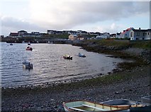 HU3635 : Hamnavoe harbour, West Burra, Shetland by Bob Embleton
