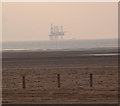 SD2912 : Gas Rig in the Irish Sea off Ainsdale by Gary Rogers