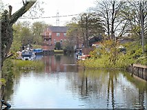 SK5023 : River Soar at Zouch by Chris J Dixon