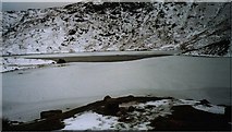 NY3108 : Easedale Tarn, partly frozen over by David Gill