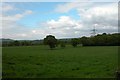 View across farmland to Latchett