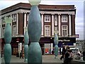 Sculpture in Warrington Town Centre