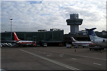 SJ8284 : Manchester Airport from airside by phil smith