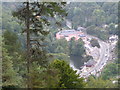 Peak District Mining Museum, Matlock Bath as seen from the Heights of Abraham Cable Car