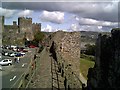 SH7877 : Conwy Town Walls near the Castle by chestertouristcom