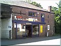 Shops on the B5130 on the way into Farndon