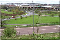 SP1390 : M6 Junction 5 by Adrian Bailey