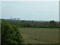 The View  from the footbridge over the A34