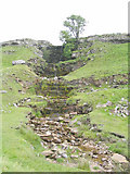 SD9479 : Waterfall at Cow Close Gill by Mick Melvin
