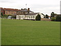 Sports pavilion, corner of Argyle Road and Western Avenue, Perivale