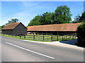 SU6173 : "Lone Barn" near Bradfield by Pam Brophy
