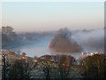 TQ1773 : Misty Thames from Richmond Hill by Phill Brown
