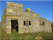SE0564 : Ruin at Grimwith Reservoir by Mick Melvin