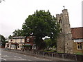 The Royal Oak and St Peters Church, Molesey