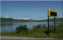 NM6542 : Lochaline and Lochaline Ferry from Fishnish by J M Briscoe