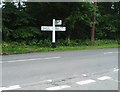 TQ3728 : Road sign by Nigel Freeman