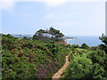 The Coastal path Budleigh Salterton