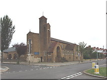 TQ1484 : St Barnabas Church, Northolt Park by David Hawgood