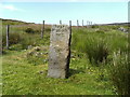 SE1343 : Horncliffe Well gatepost by John Illingworth