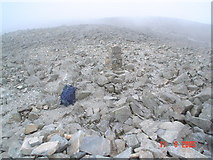 NY2107 : Scafell Pike trig point. by Steve Partridge