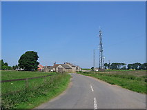 SE5184 : Dialstone Farm & Communications mast by Stephen Horncastle